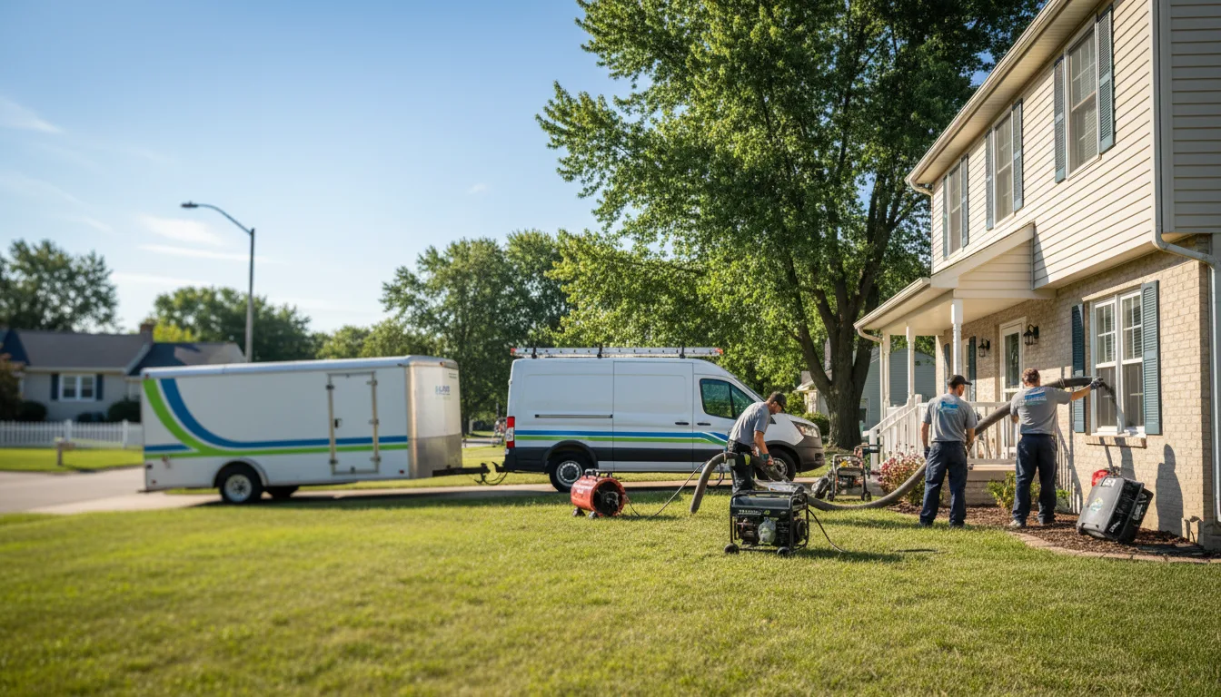 Flooded Basement Restoration And Cleanup With Repair in Radcliffe, IA near me